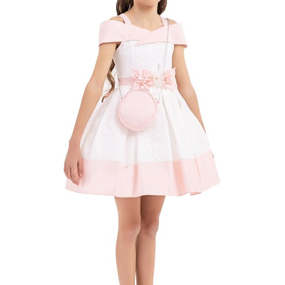 Above-the-Knee Girl Dress with a Baguette - Picture 1 of 4